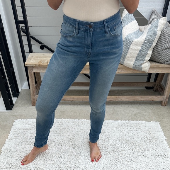 Levi’s 721 vintage high-rise skinny light wash blue jean denim luxury casual 26 - Picture 4 of 12